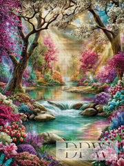 Waldlicht am Fluss by CleoDora mit 400 Farben