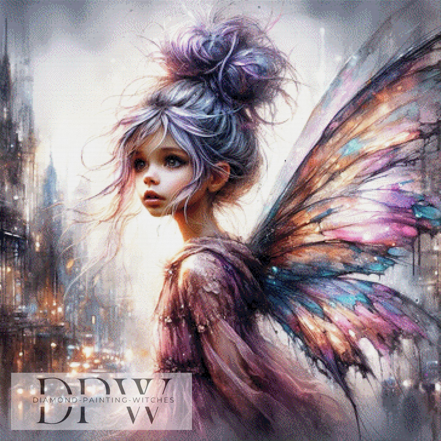 Fiona Flattermann by Casalla Vendetta, 90x90cm mit 222 Farben DPW-679