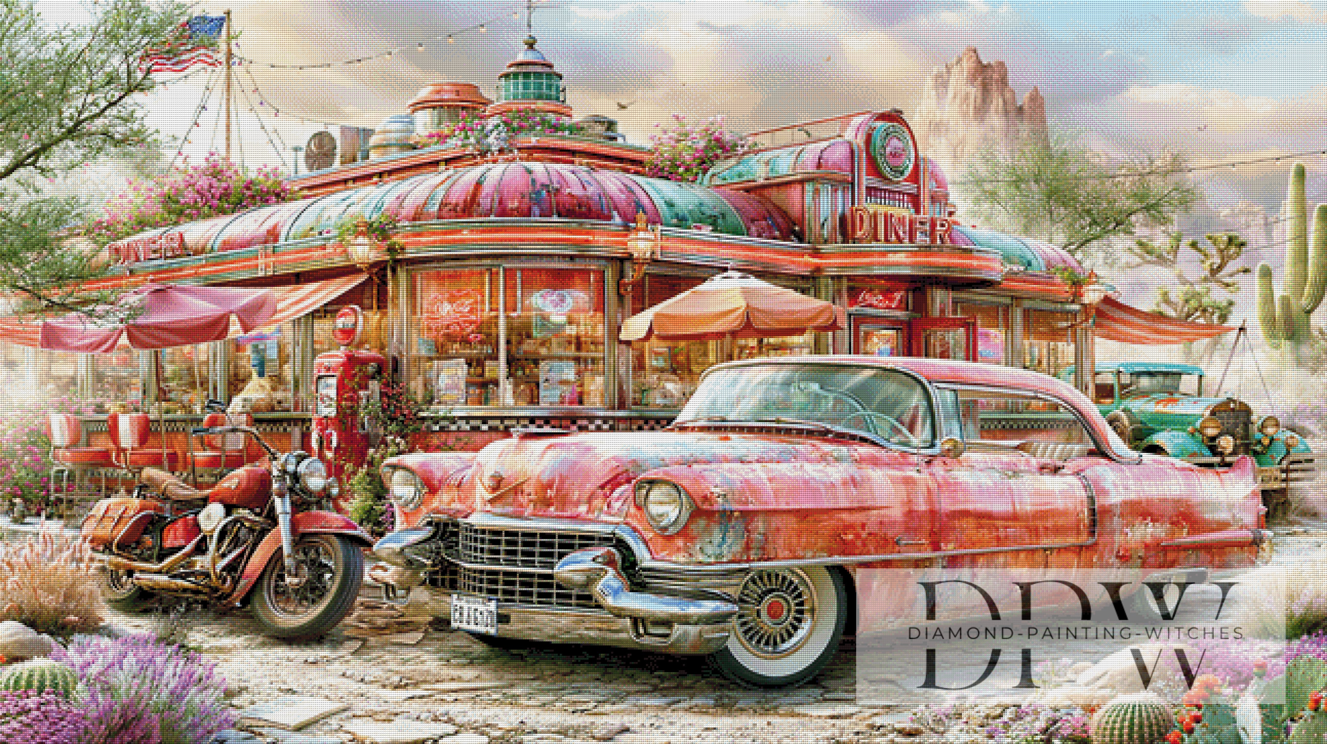 Desert Diner Tales by Catill mit 380 Farben