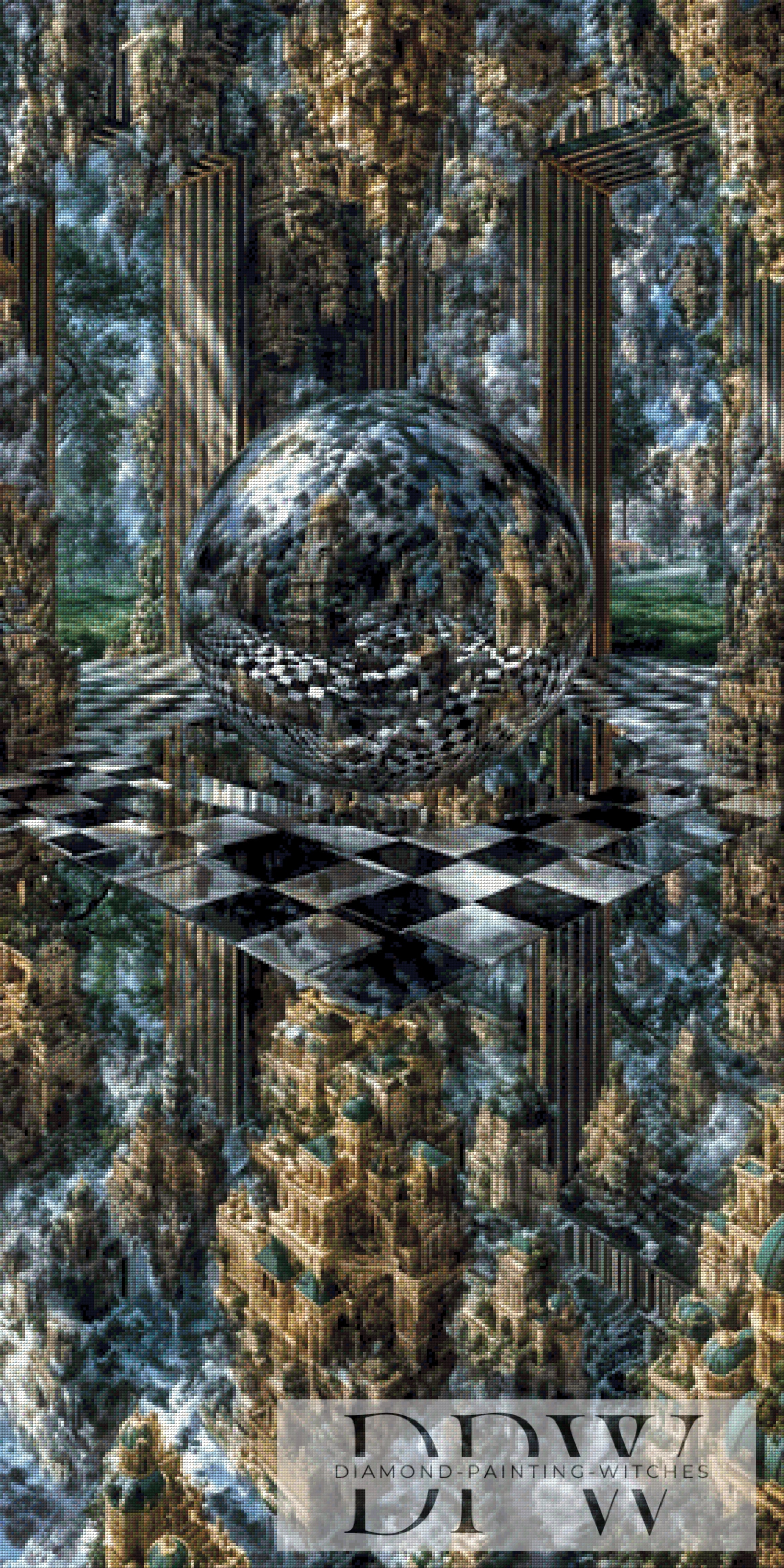 Surreal Sphere by Pixxel Pics mit 150 Farben