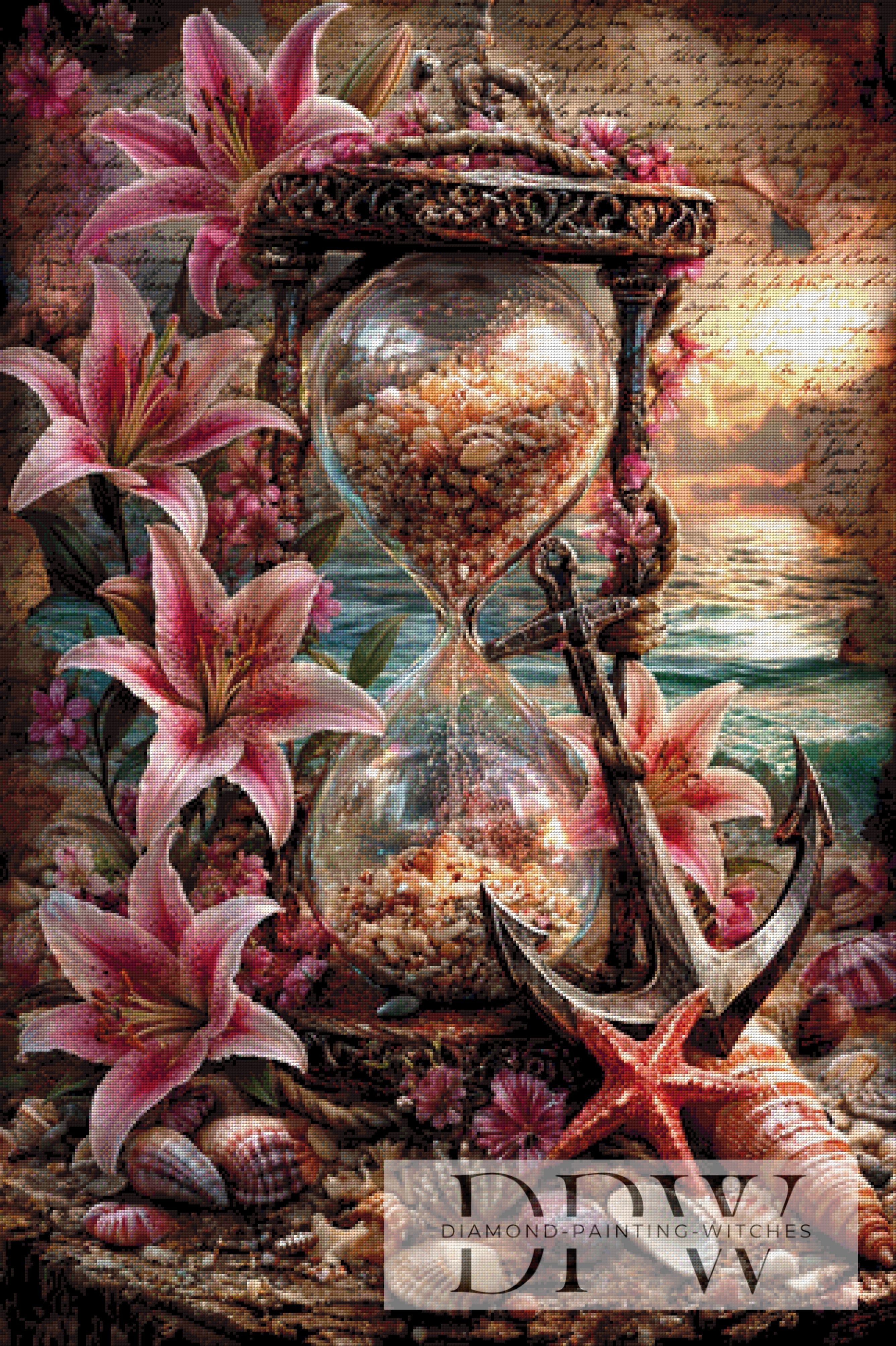 Vintage Original - Sanduhr am Meer by ellufija mit 270 Farben