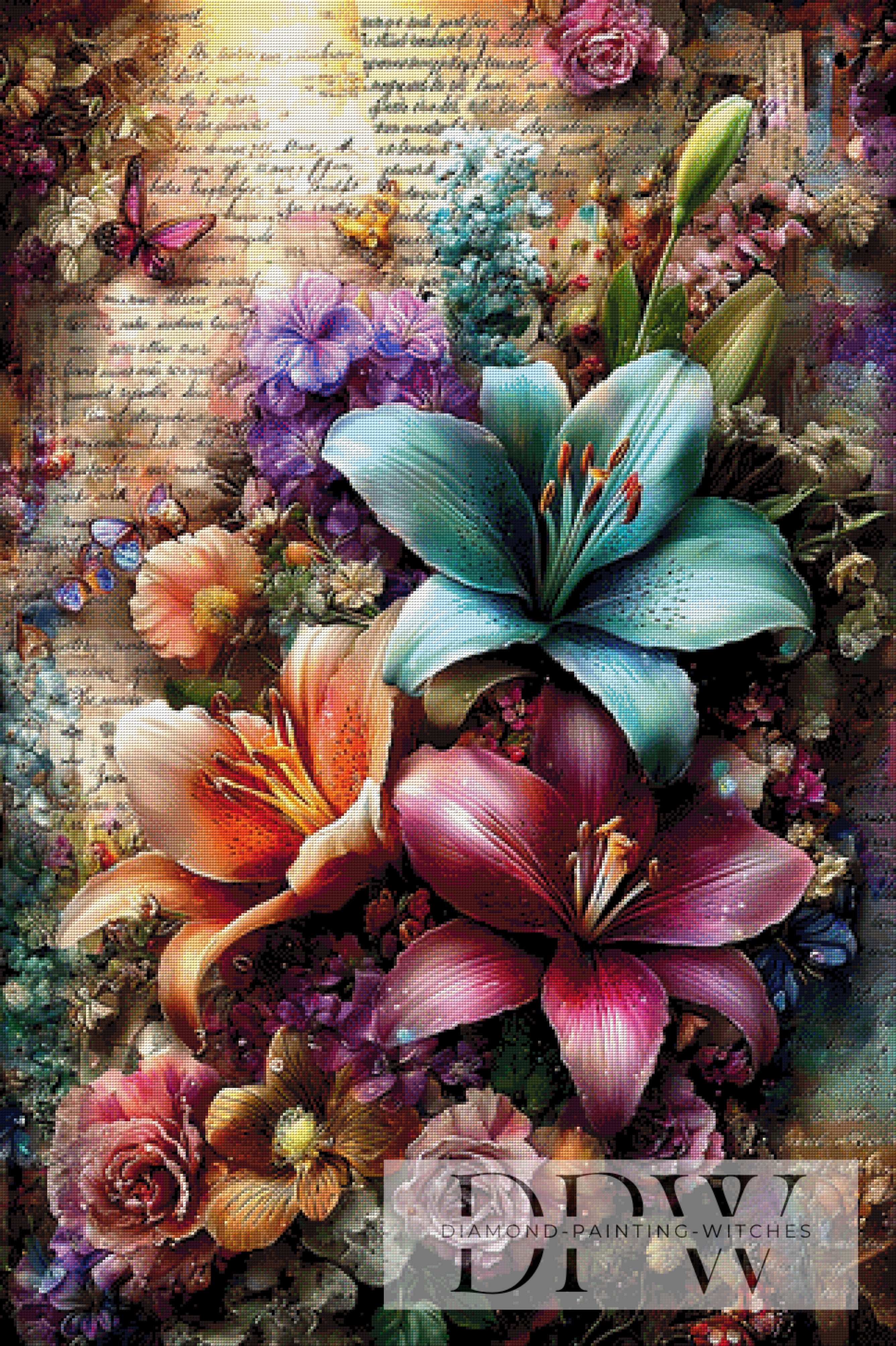 Vintage Original - Lilienzeit by ellufija mit 400 Farben