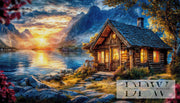 Hütte am See by ellufija mit 320 Farben