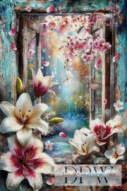 Blüten am Fenster by ellufija mit 320 Farben