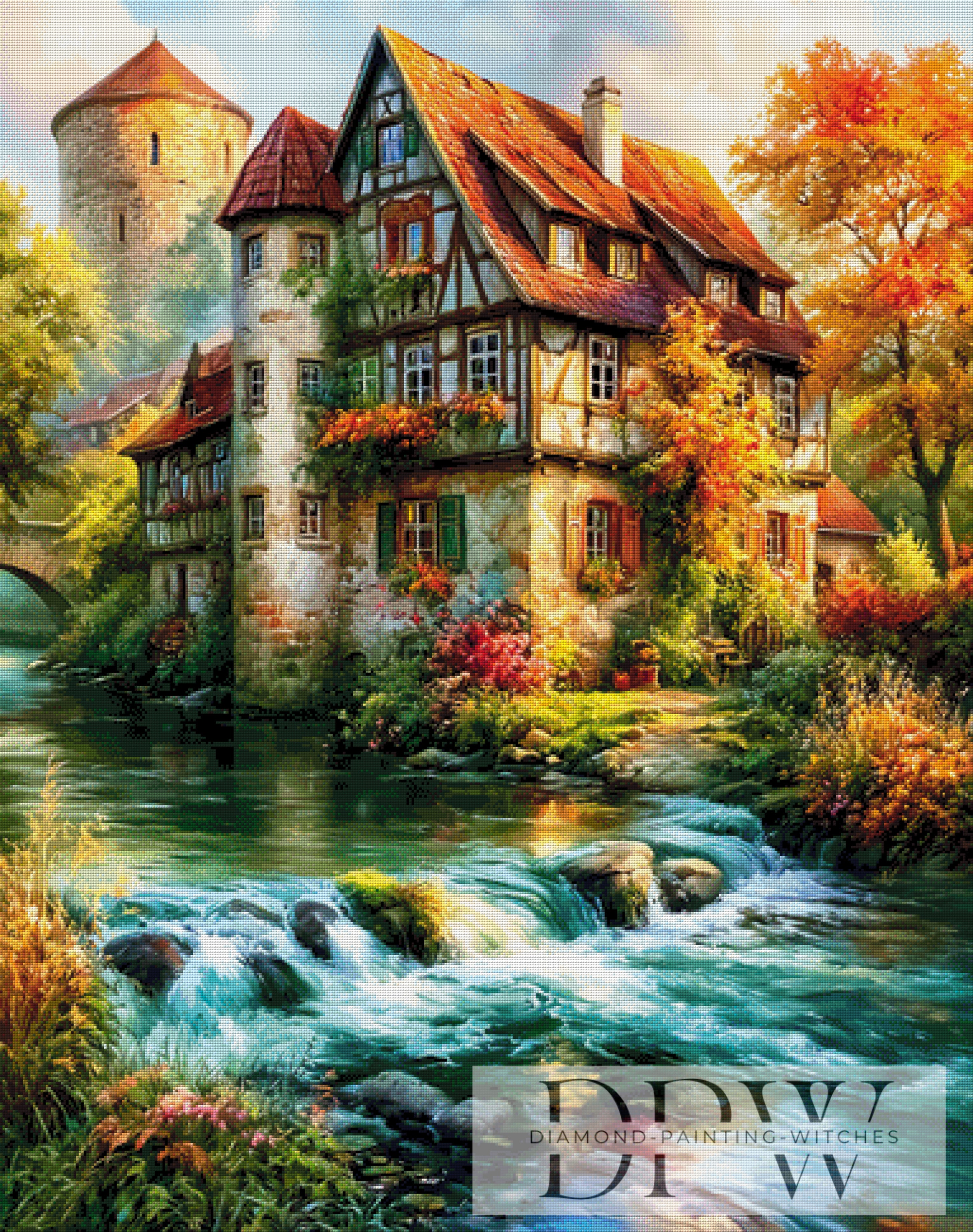Altes Landhaus by Elly_A.I mit 350 Farben