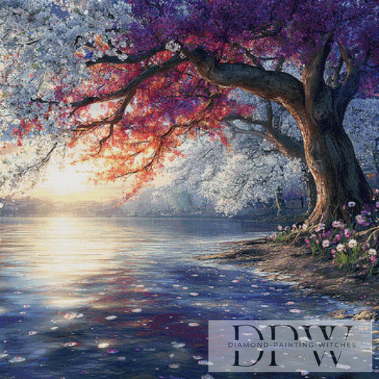 Lichtbaum by ellufija 90x90cm mit 250 Farben DPW-6997