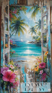 Fenster im Paradies by Elly_A.I mit 330 Farben
