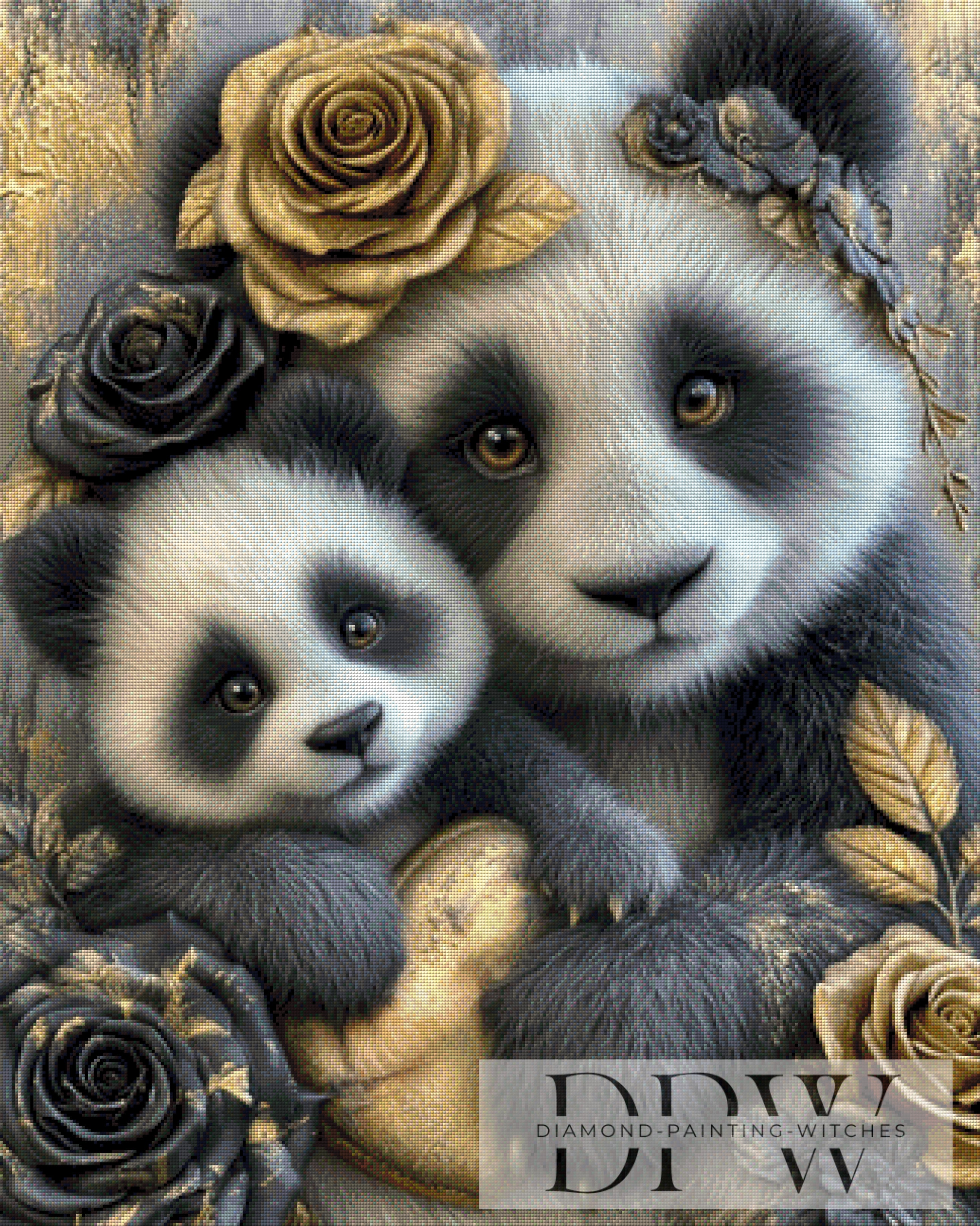 Pandagold by Elly_A.I mit 130 Farben