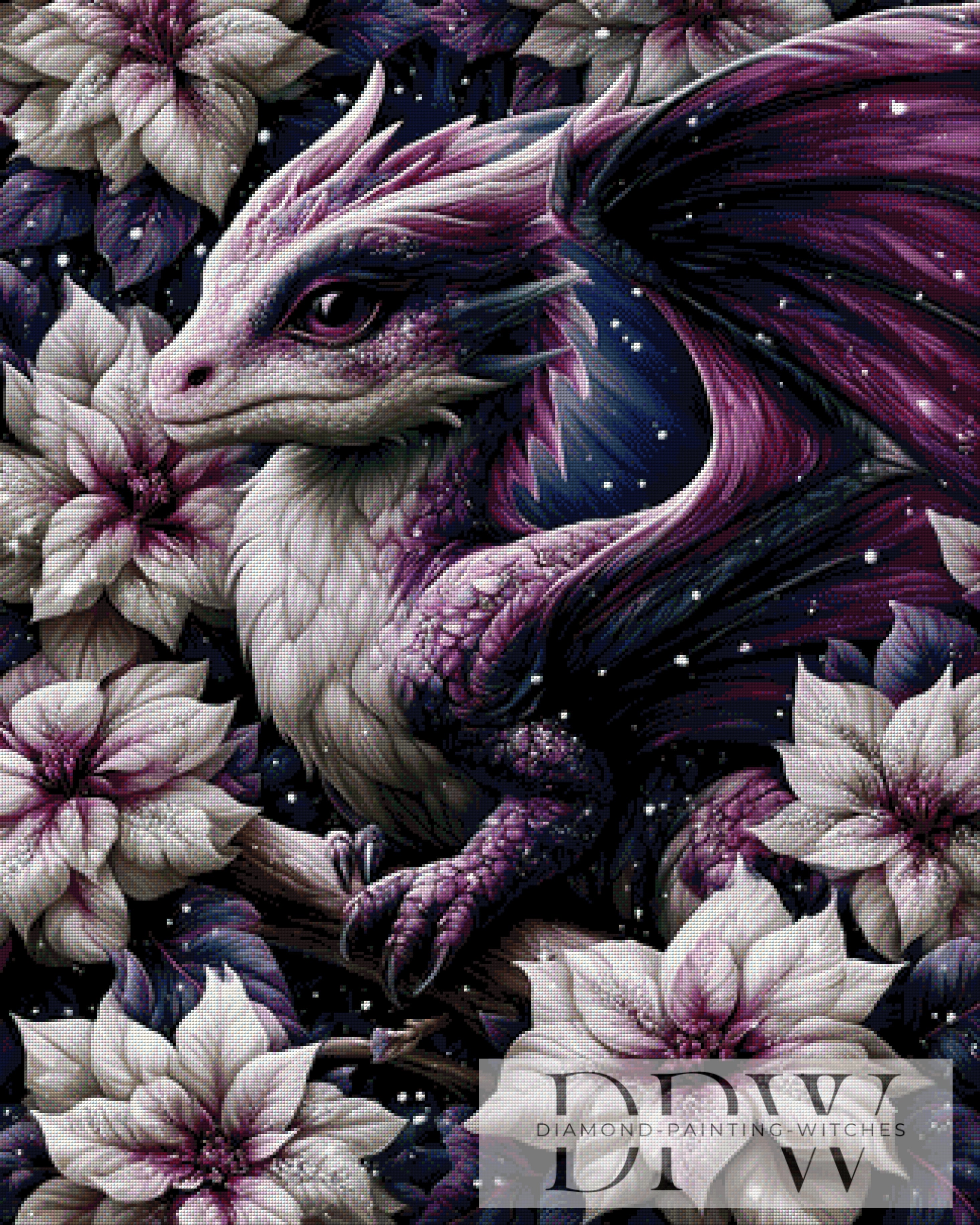 Violettglut by Elly_A.I mit 100 Farben