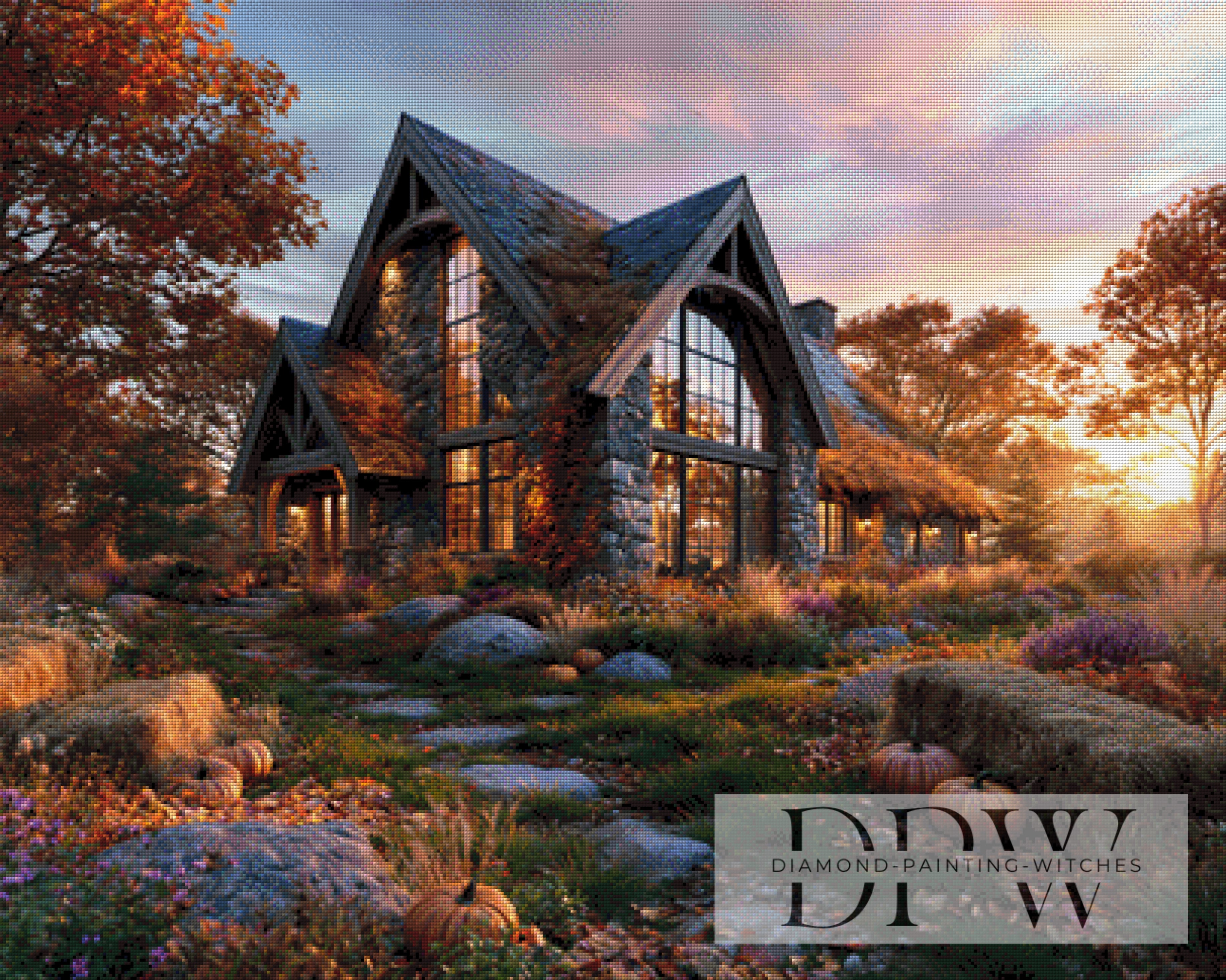 Herbsttraum-Cottage by Lisa Morgan mit 220 Farben