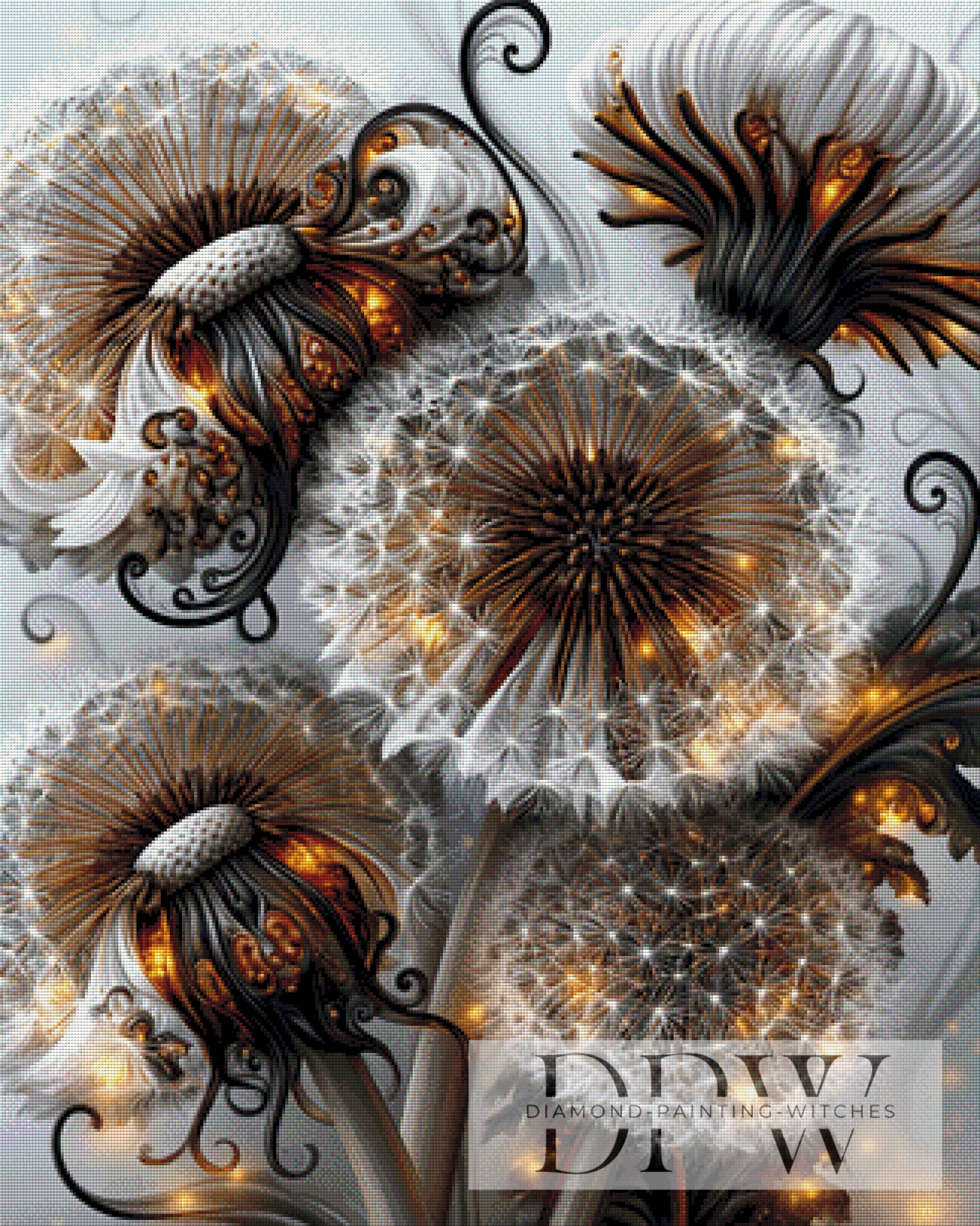 Pusteblumen by Lisa Morgan mit 150 Farben