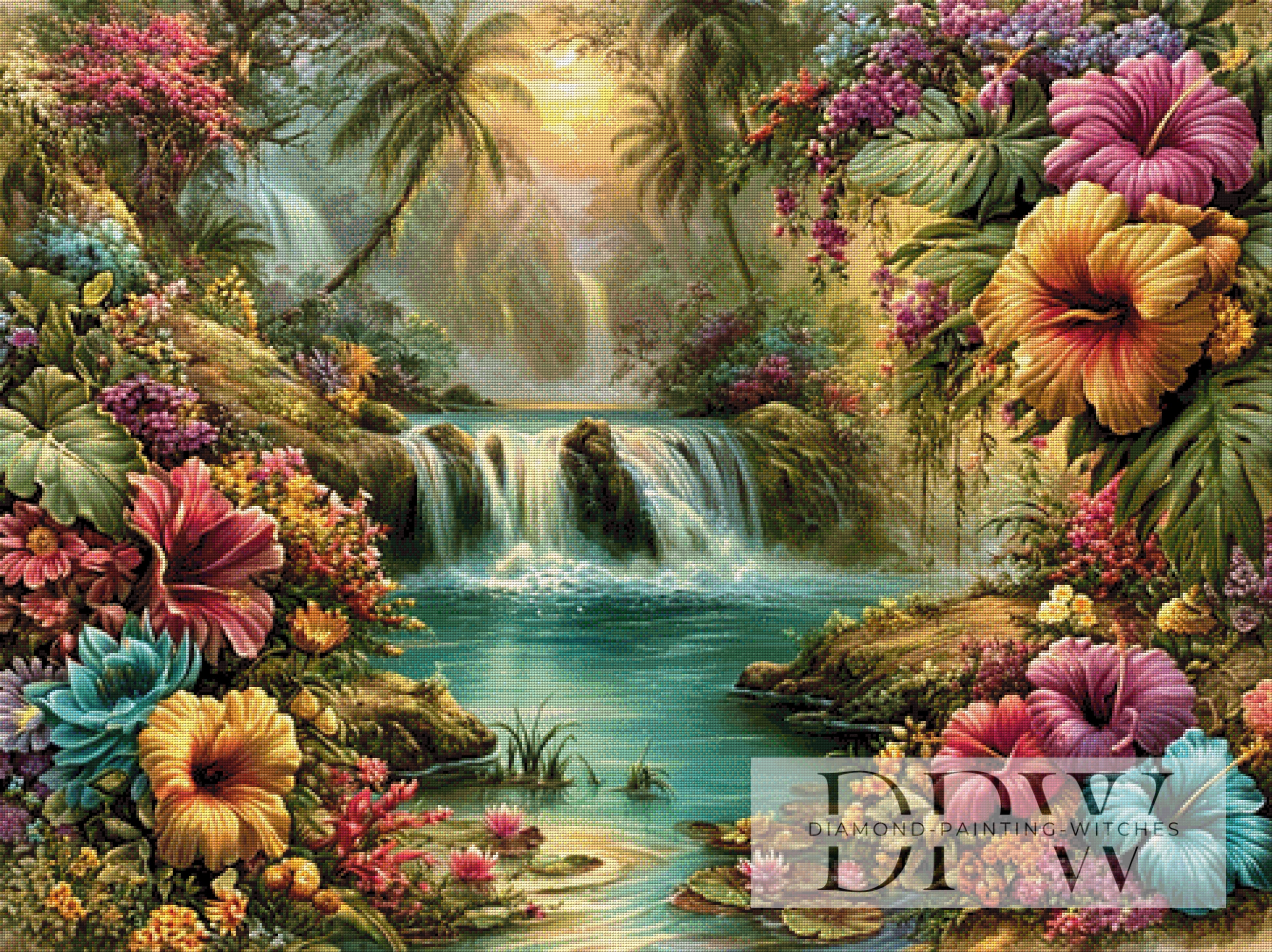 Paradiesfall by CreatiVart mit 340 Farben