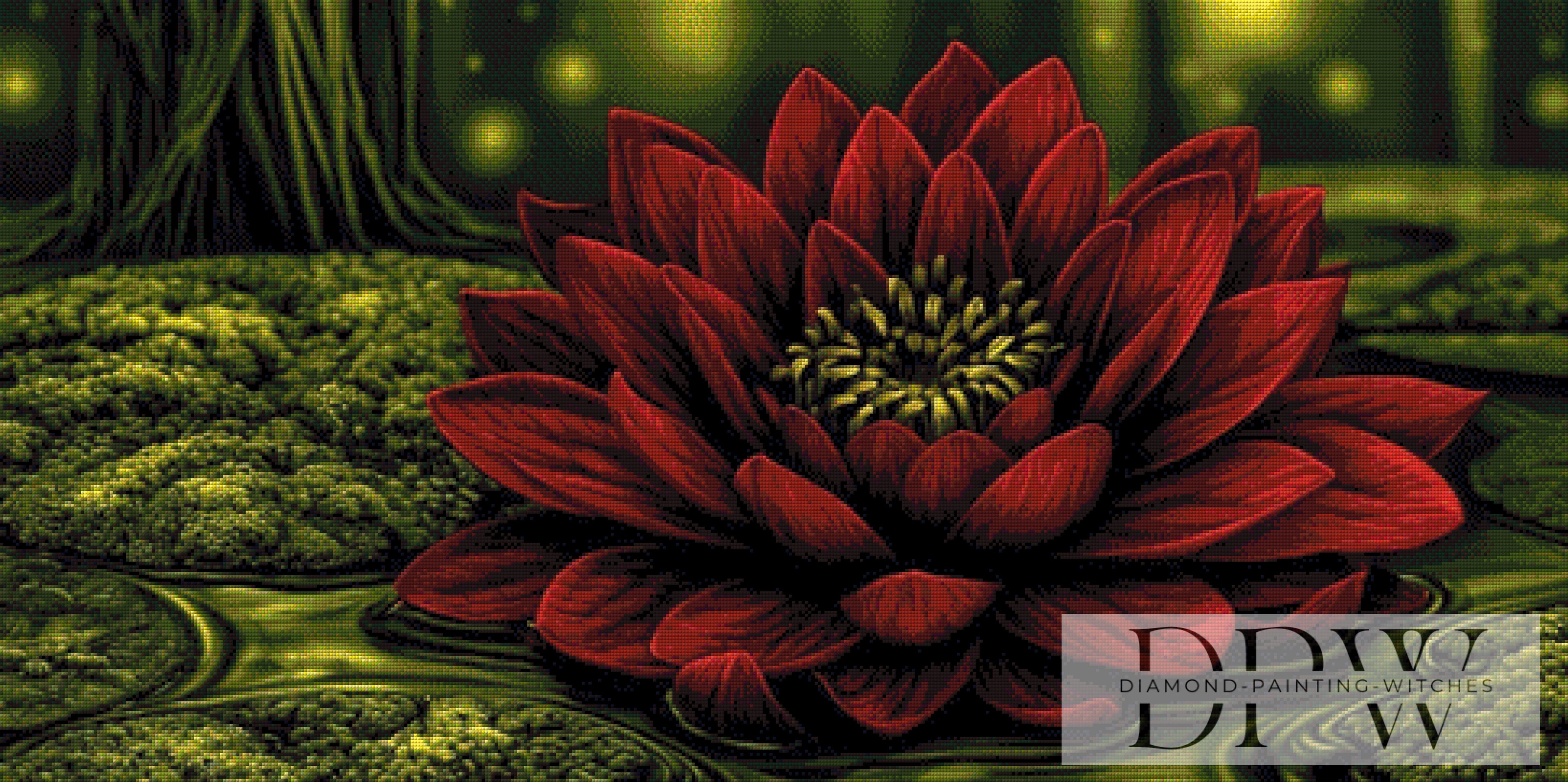 Rotlotus by QN mit 80 Farben