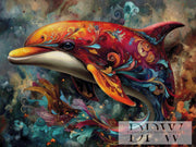 Bunter Delfin by QN mit 290 Farben