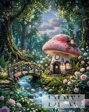 Trautes Heim, Pilz allein by MistelchensArt mit 310 Farben