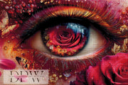 Das Auge der Rose by Elly_A.I. mit 290 Farben