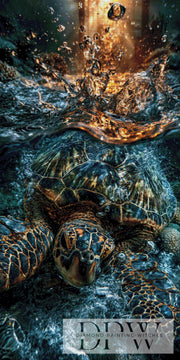 Diving turtle by Pixxel Pics mit 260 Farben