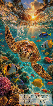 Tropic Turtle by Pixxel Pics mit 370 Farben