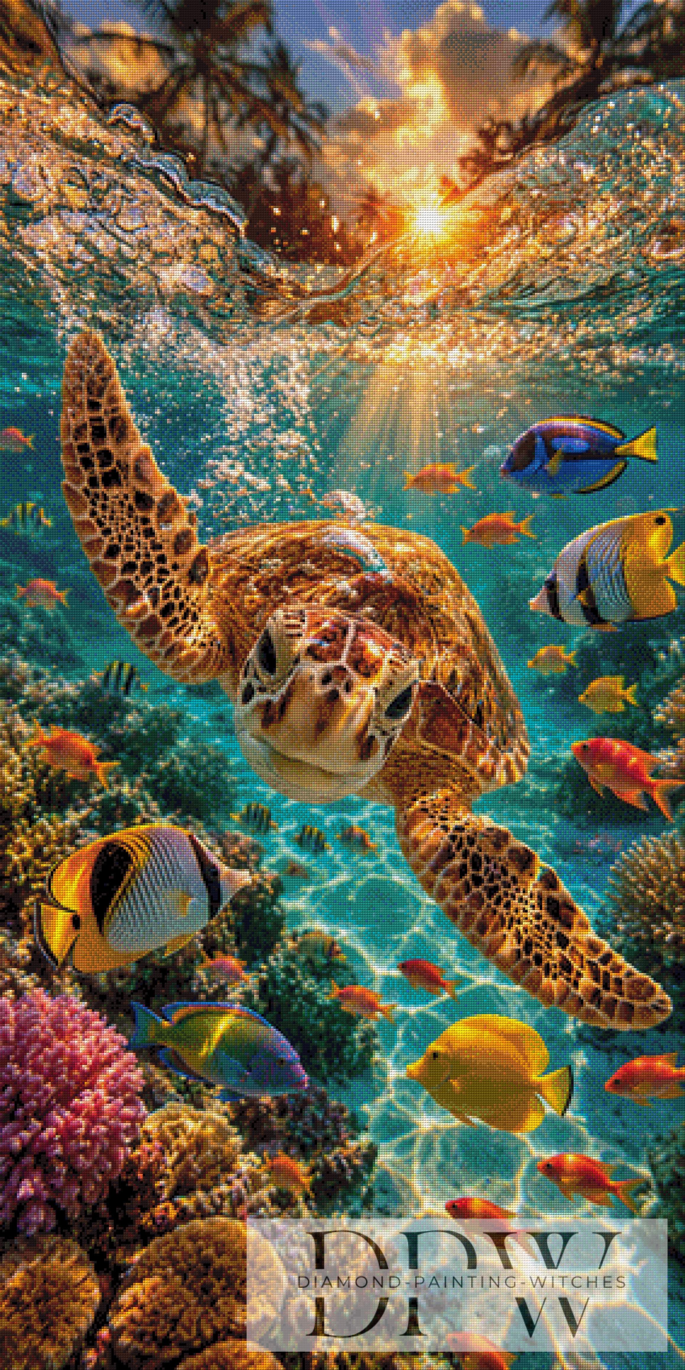 Tropic Turtle by Pixxel Pics mit 370 Farben