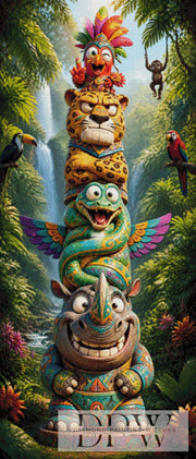 Dschungel Totem by Pixxel Pics mit 360 Farben