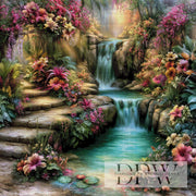 Wasserfall der Blüten by CreatiVart mit 340 Farben