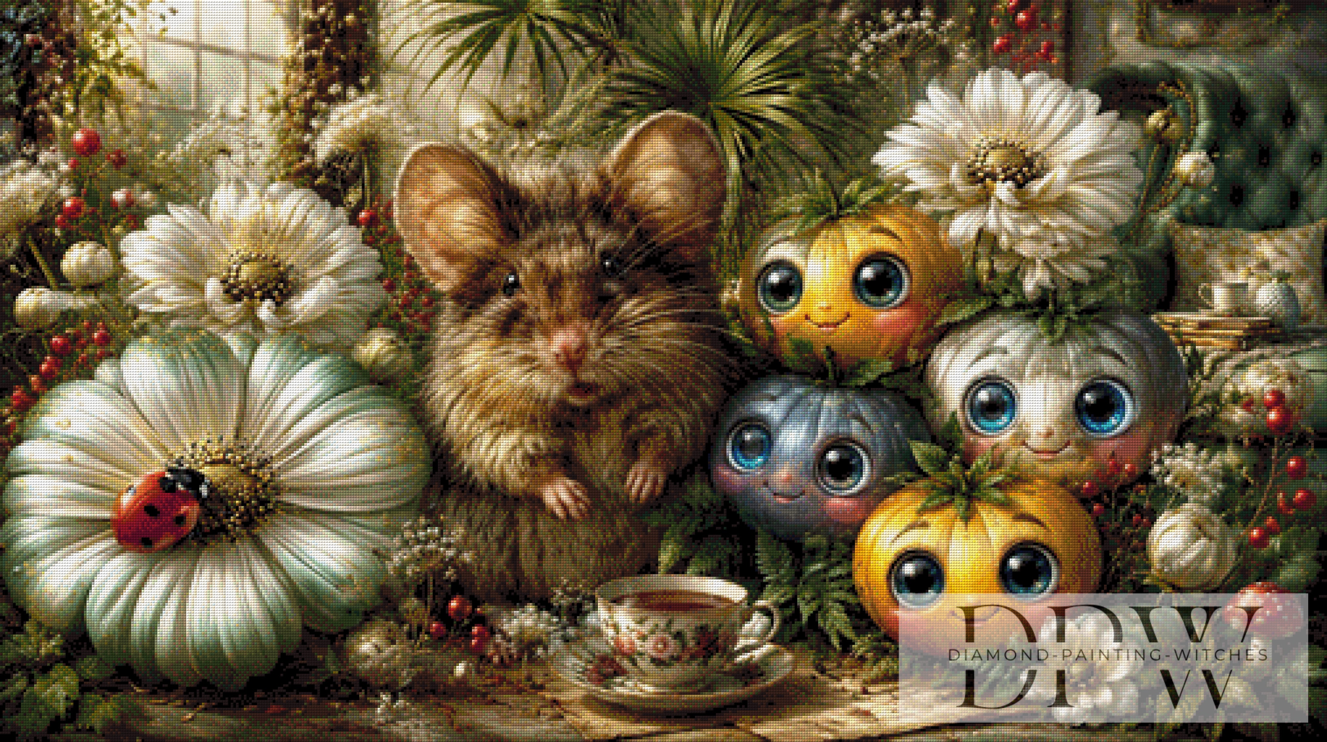Die Maus und ihre Gemüsefreunde by CleoDora mit 230 Farben
