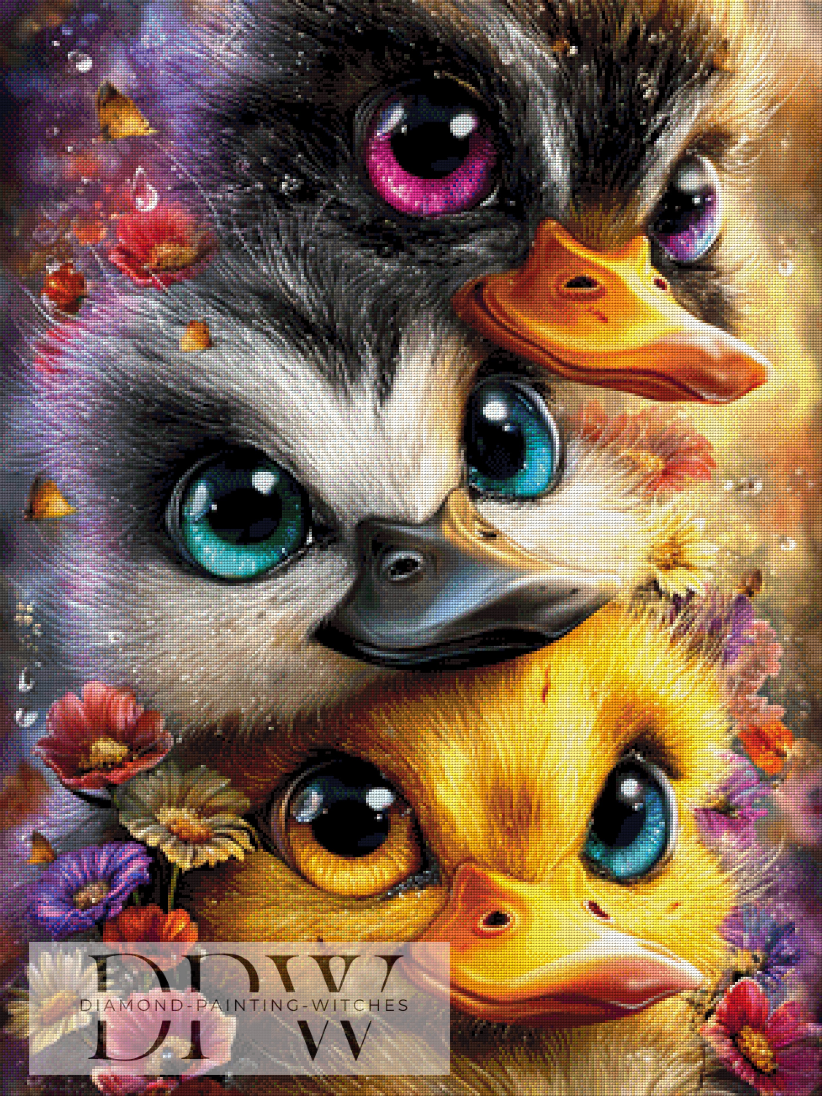 Stapelenten II  by CreatiVart mit 320 Farben