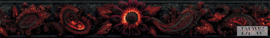 Rubin Flowers by Pixxel Pics 210x30cm mit 100 Farben DPW-728