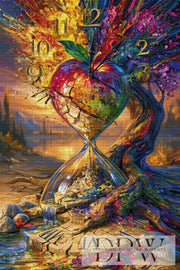 Abstract Hourglass by Pixxel Pics mit 370 Farben