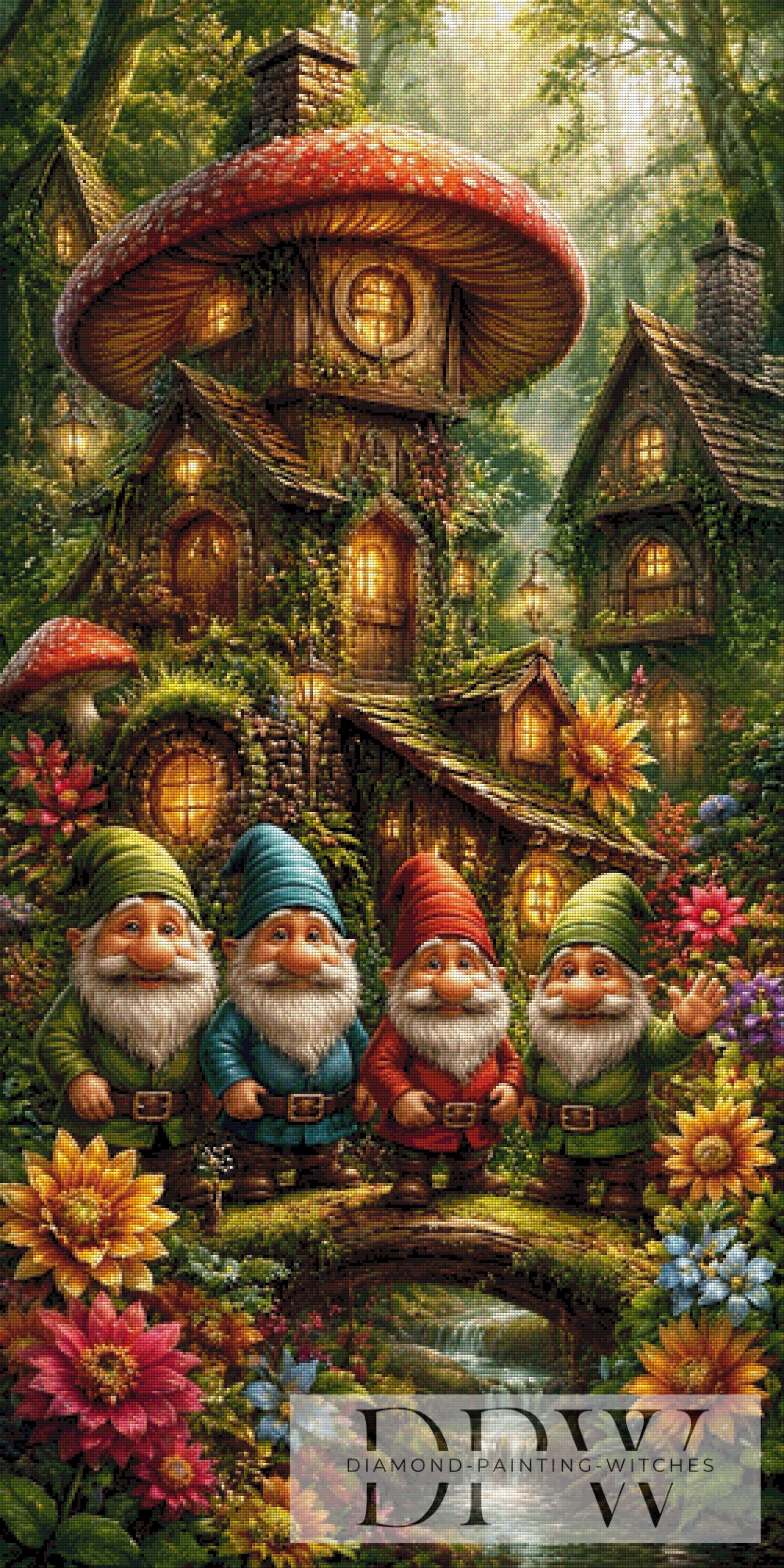 Wichtel-Dorfgang by CreatiVart mit 300 Farben