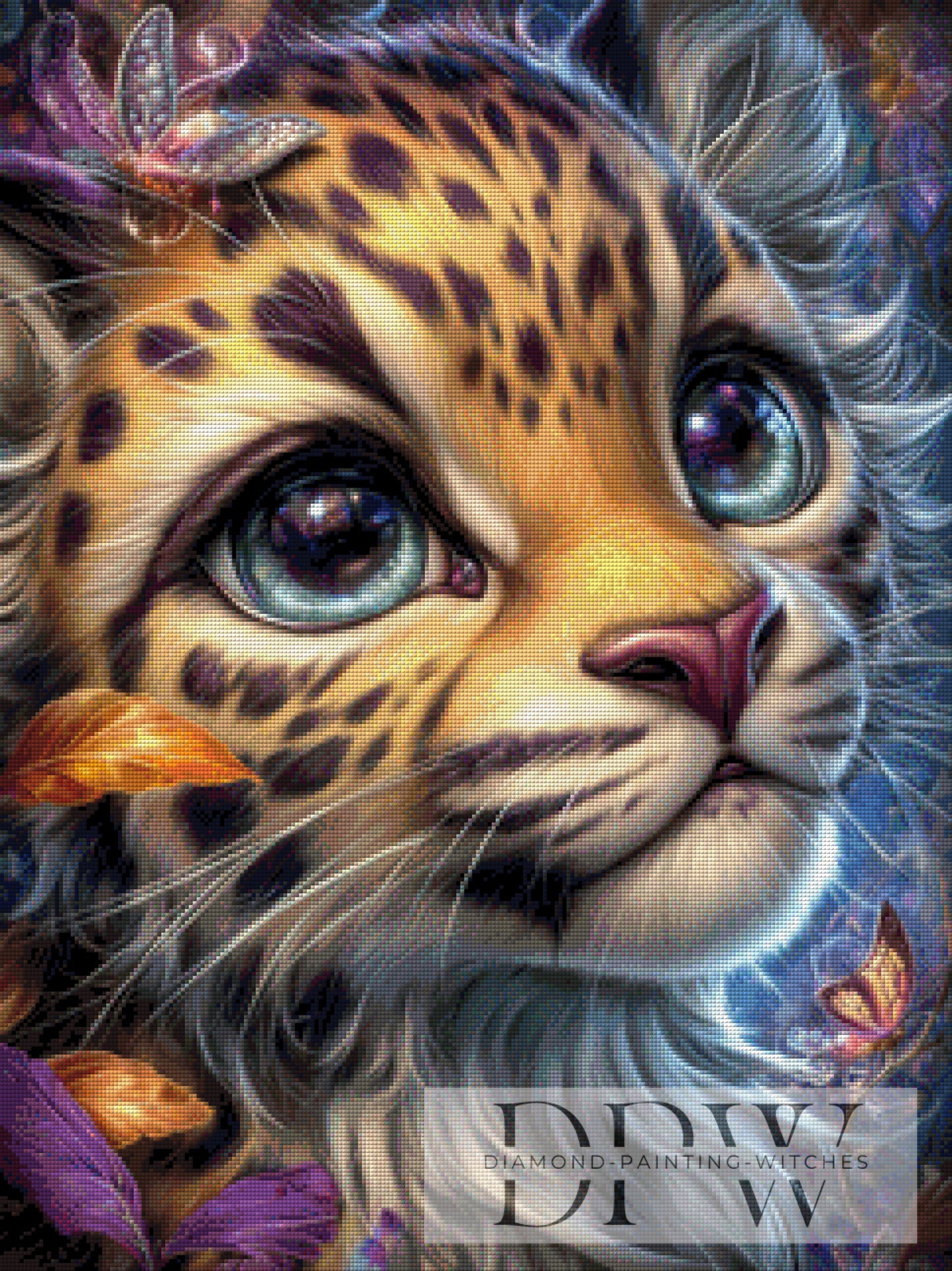 Das Kind der goldenen Blätter by _Sweet_Loco_AI 60x80cm mit 220 Farben DPW-730
