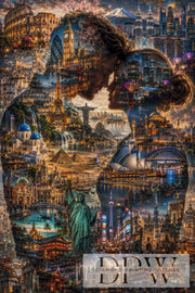 Liebe geht durch die Welt by theA.art mit 330 Farben