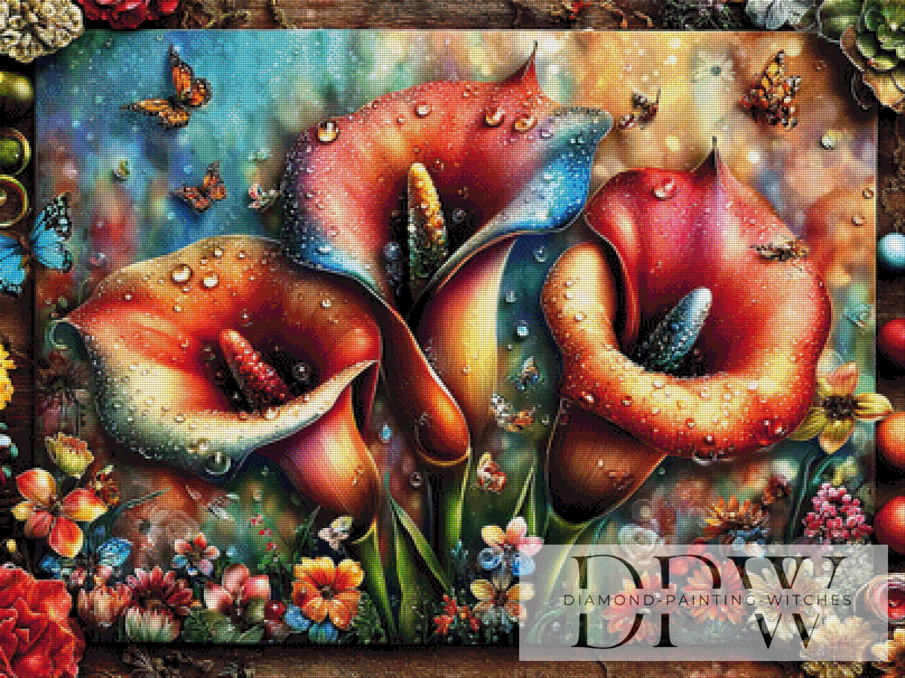 Feuerblüten by CreatiVart mit 370 Farben