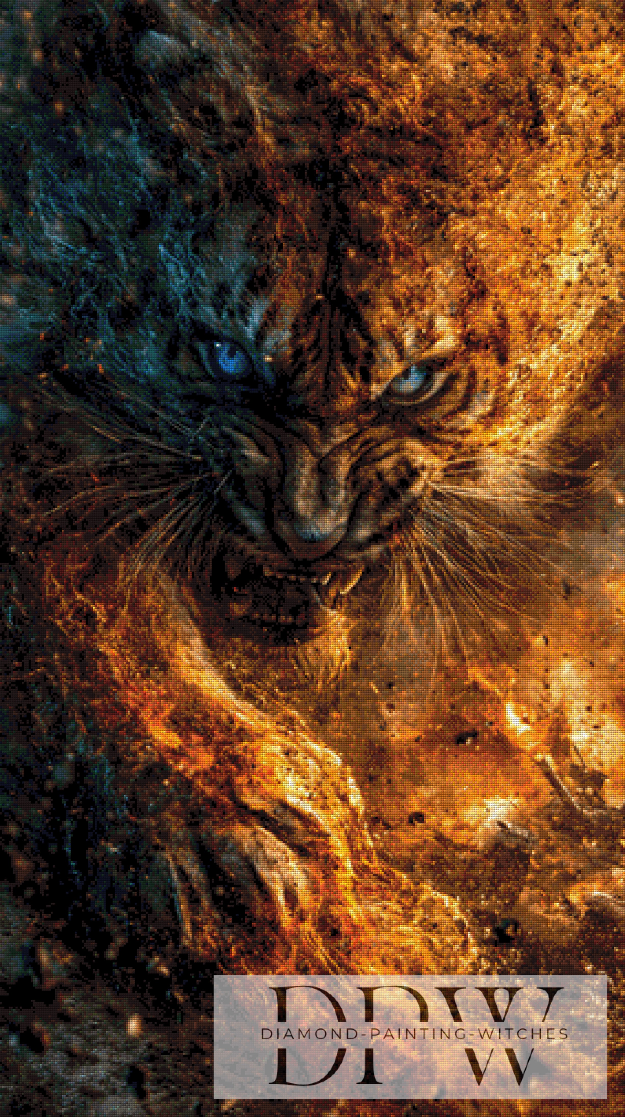 Roaring Tiger by Pixxel Pics mit 130 Farben