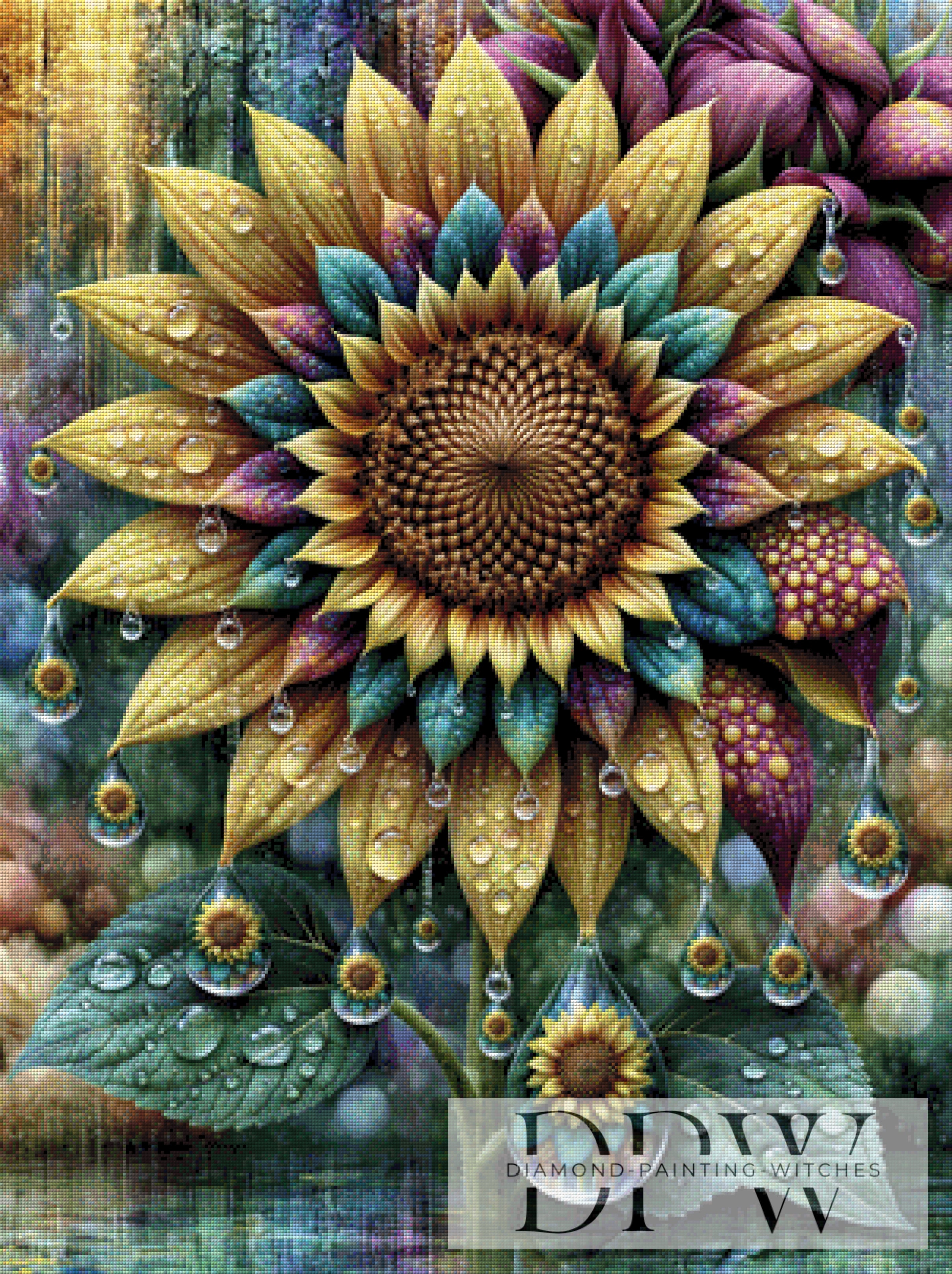 Tropfensonnenblume by Malina mit 290 Farben