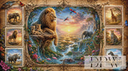 Briefmarken Dschungel by Elly_A.I. mit 360 Farben