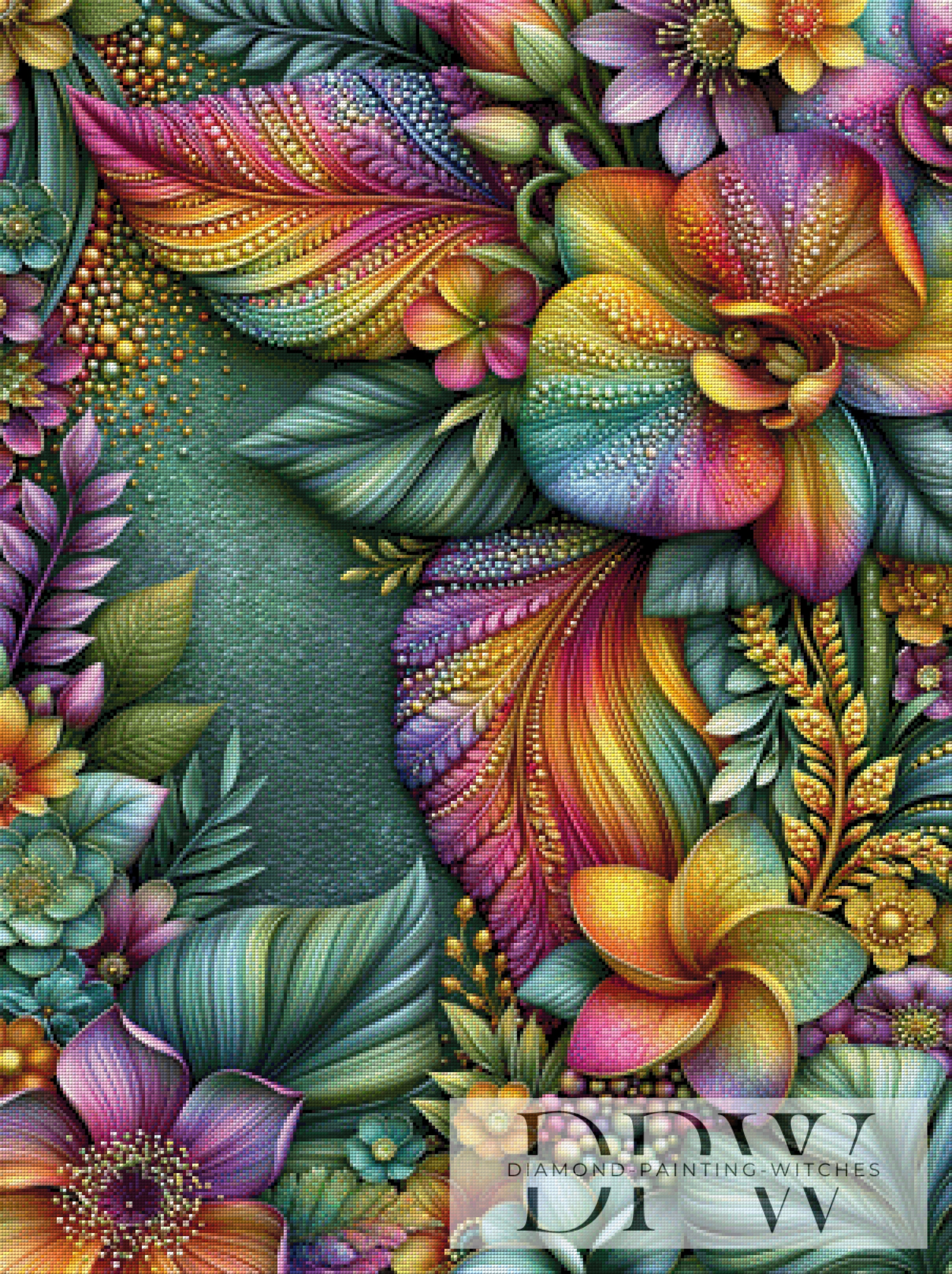 Regenbogenblüten by CleoDora mit 370 Farben