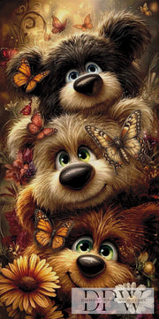 Teddybande II by CreatiVart mit 200 Farben