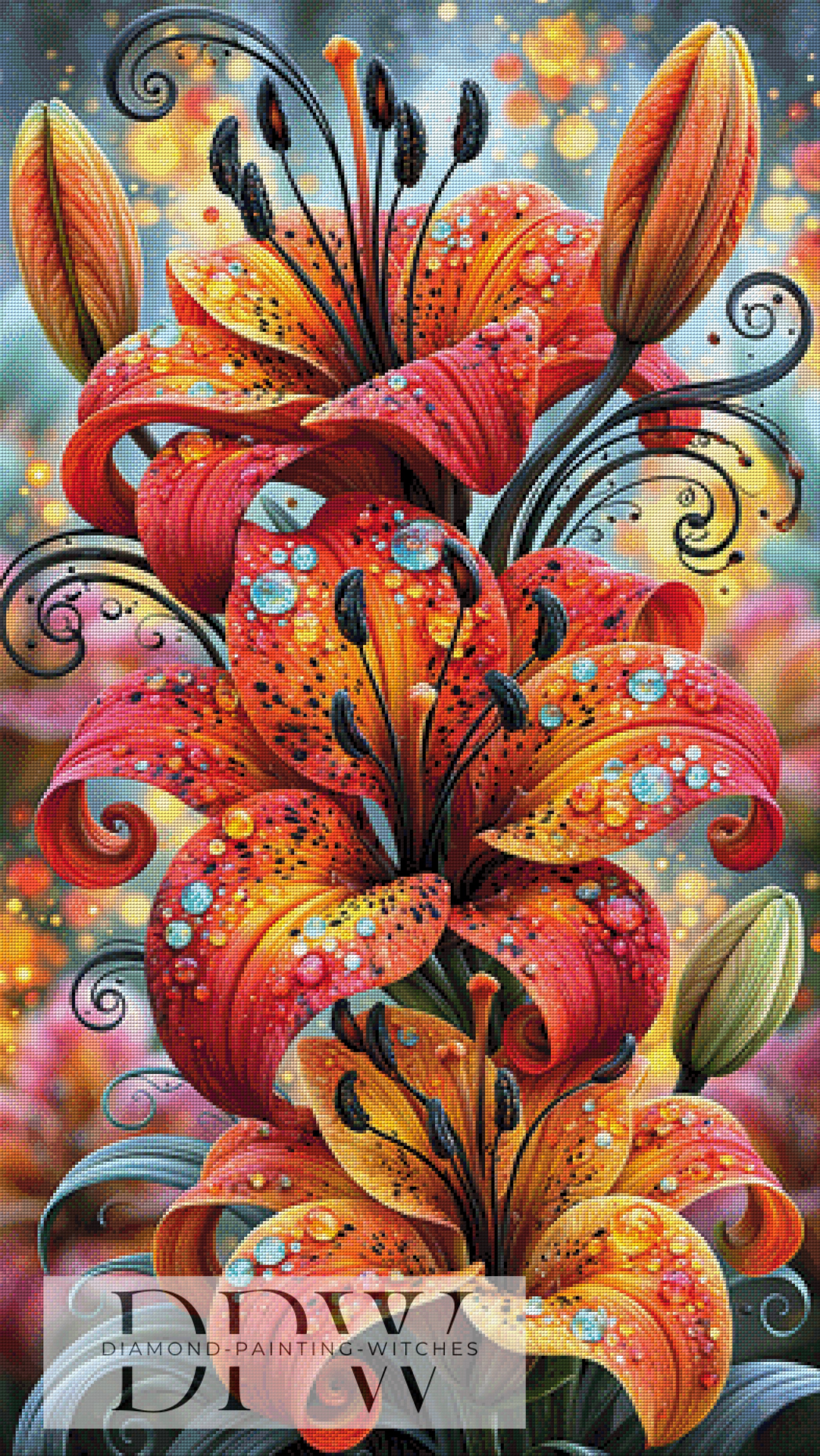 Lilienglut by CreatiVart mit 350 Farben