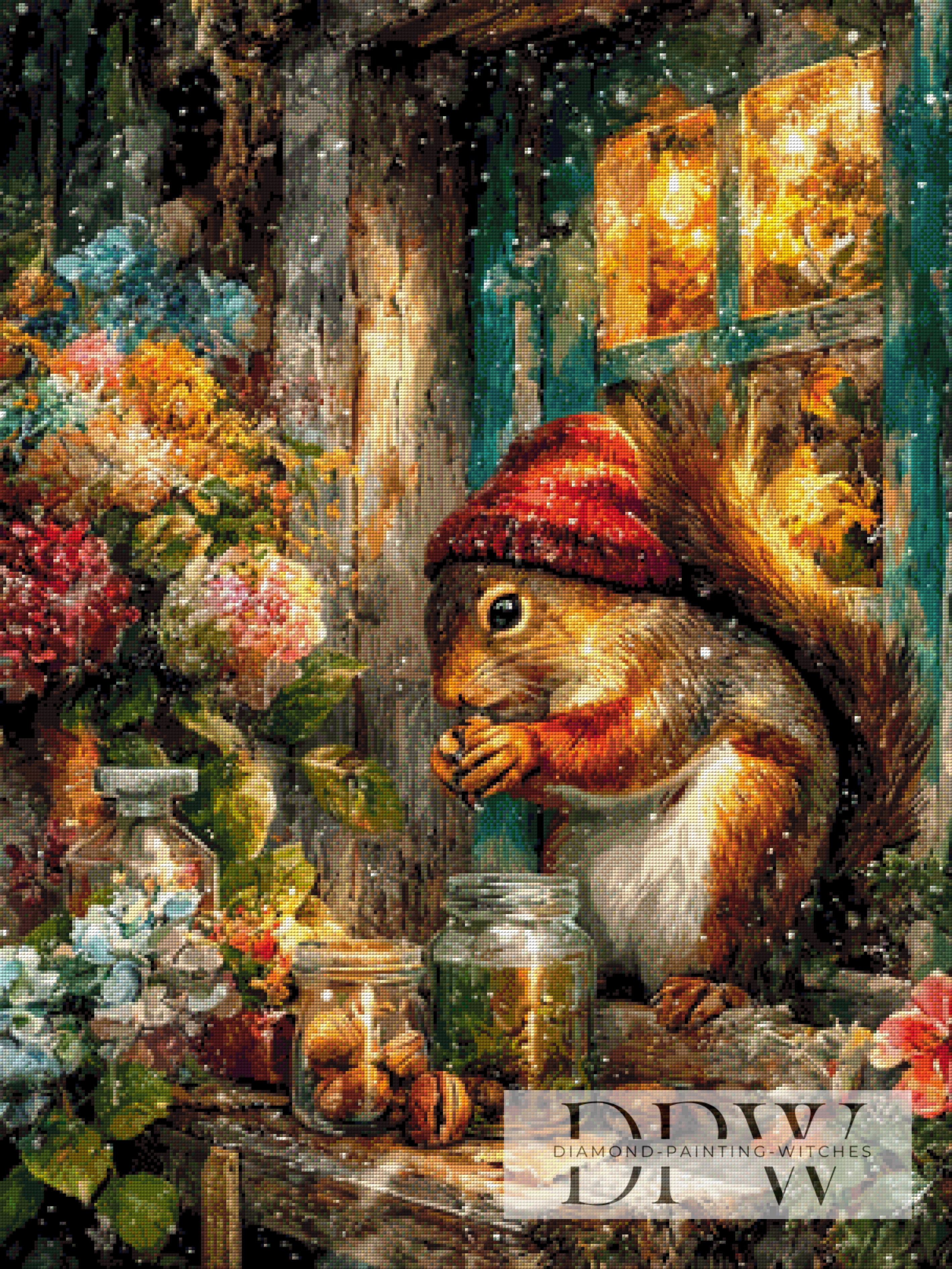 Winterhörnchen by CleoDora mit 270 Farben