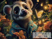 Der kleine Nasenbär by CreatiVart mit 230 Farben