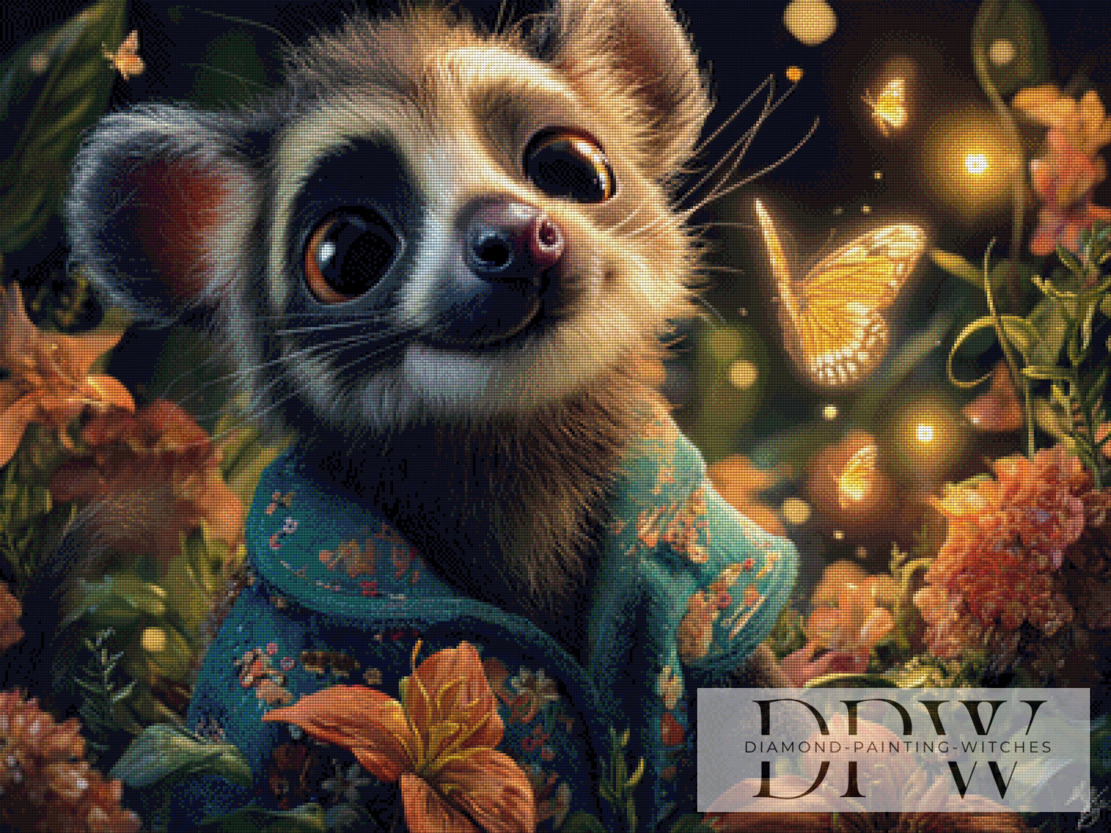 Der kleine Nasenbär by CreatiVart mit 230 Farben
