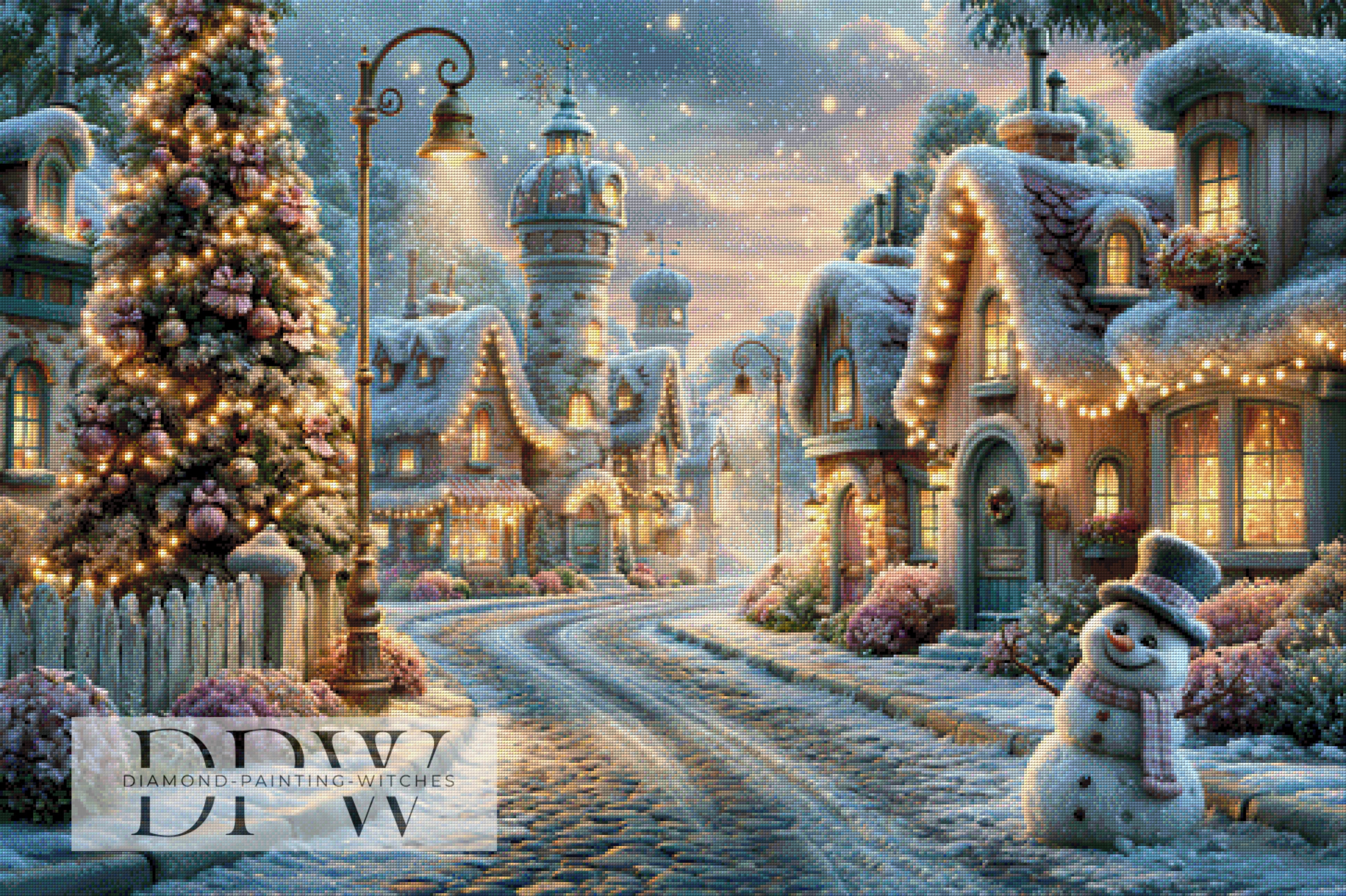Schneegasse II by CreatiVart mit 260 Farben