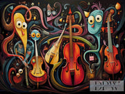 Abstrakte Musik by Pixxel Pics mit 300 Farben