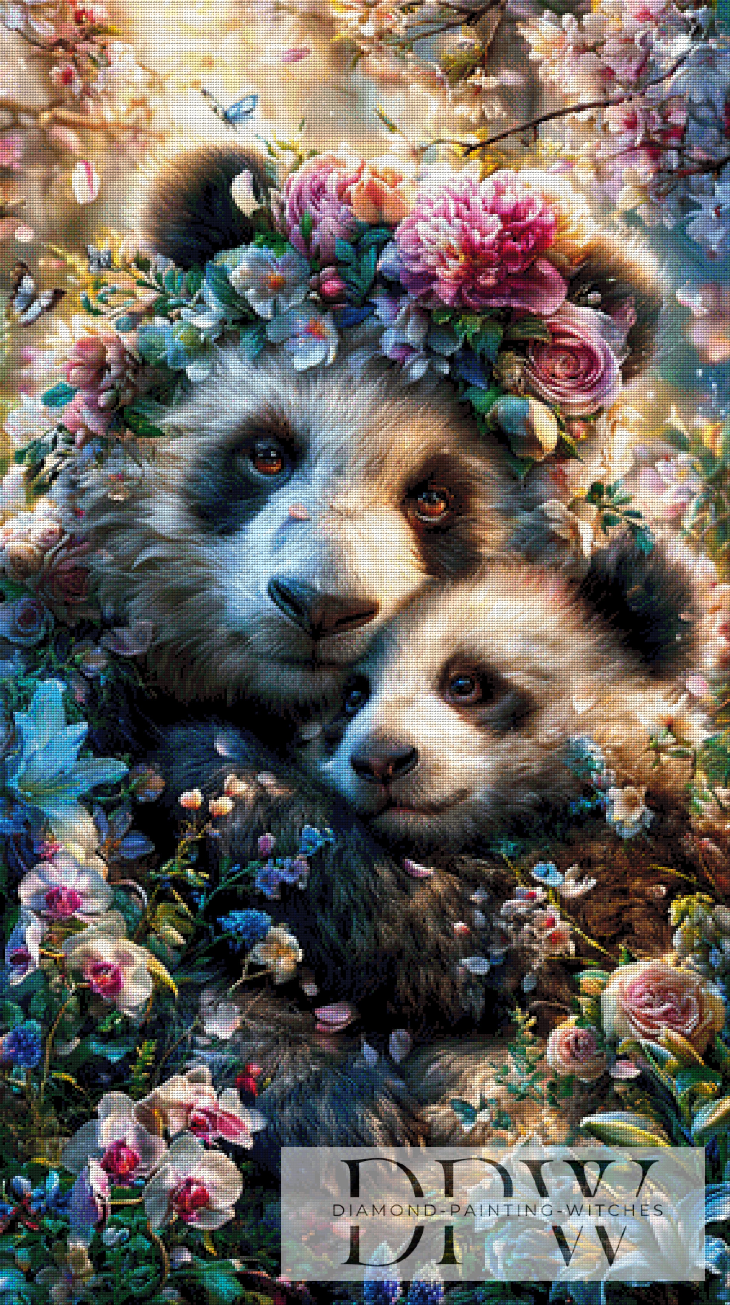Pandaglück by ellufija mit 400 Farben
