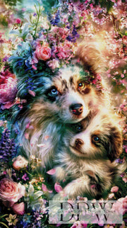 Hundeglück by ellufija mit 400 Farben