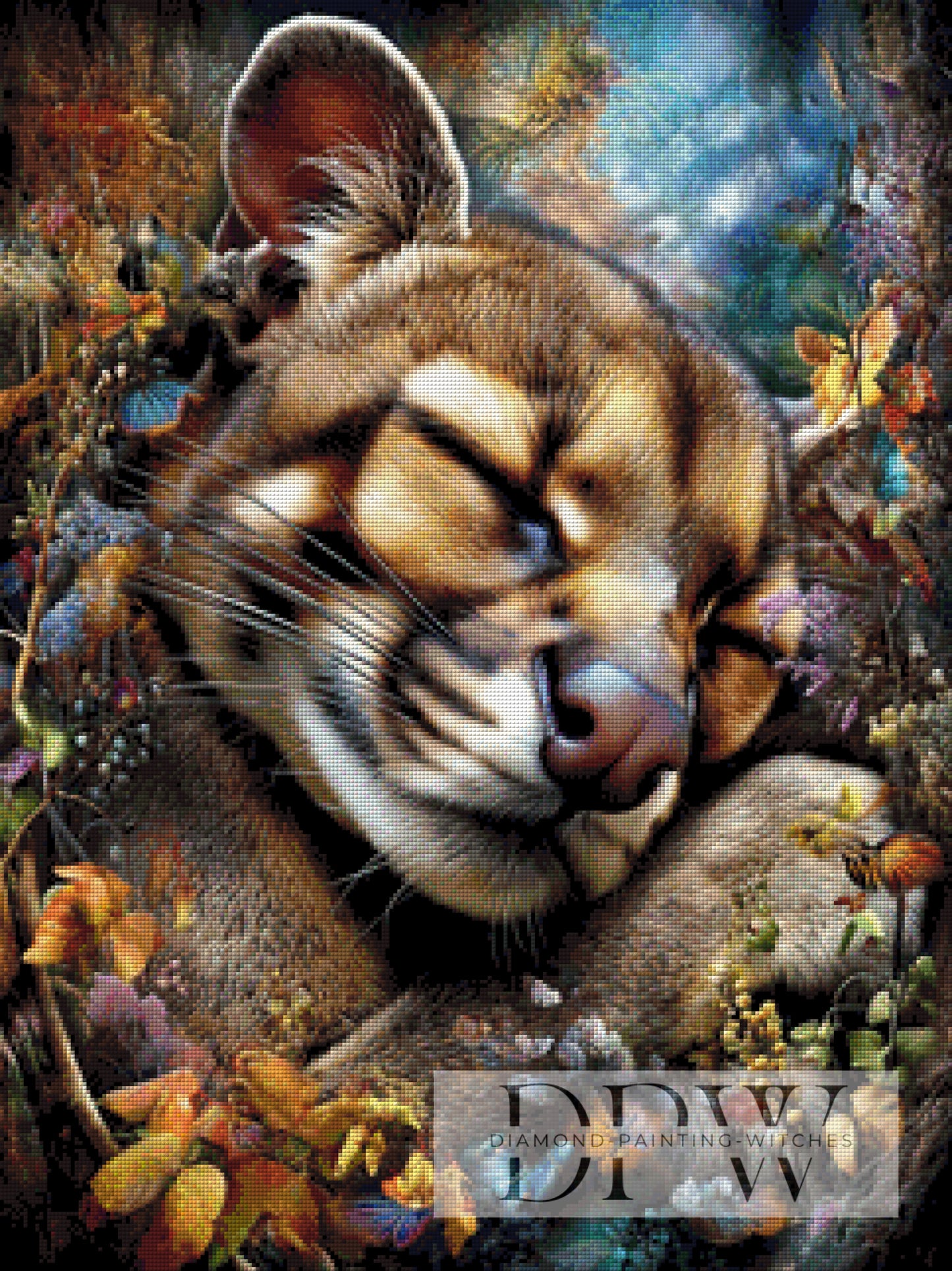 Fossa III by CleoDora 60x80cm mit 260 Farben DPW-765