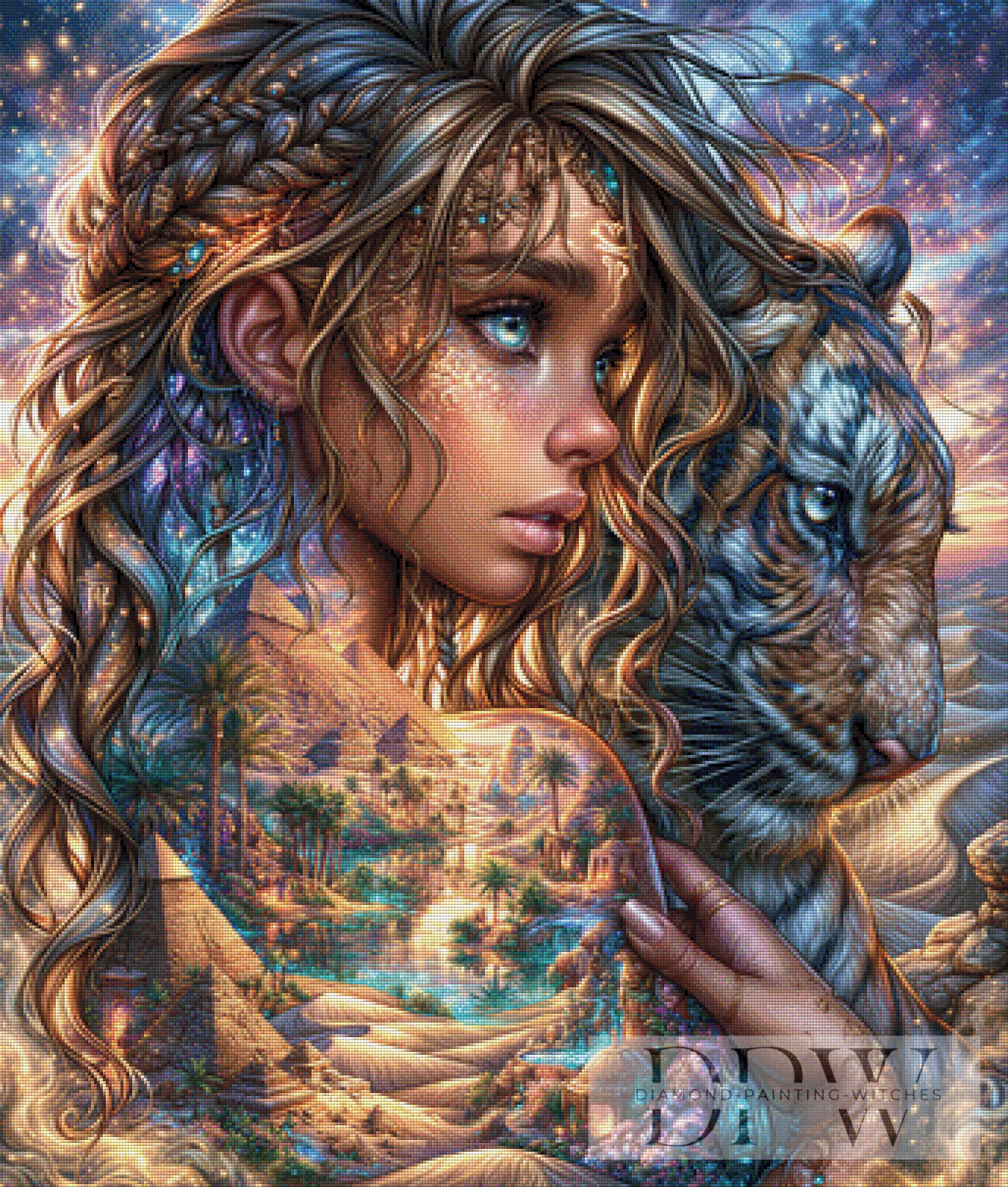 Wüstenmädchen der Sterne by Lisa Morgan mit 290 Farben