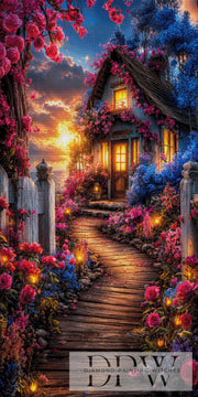 Blumen-Cottage by ellufija mit 320 Farben