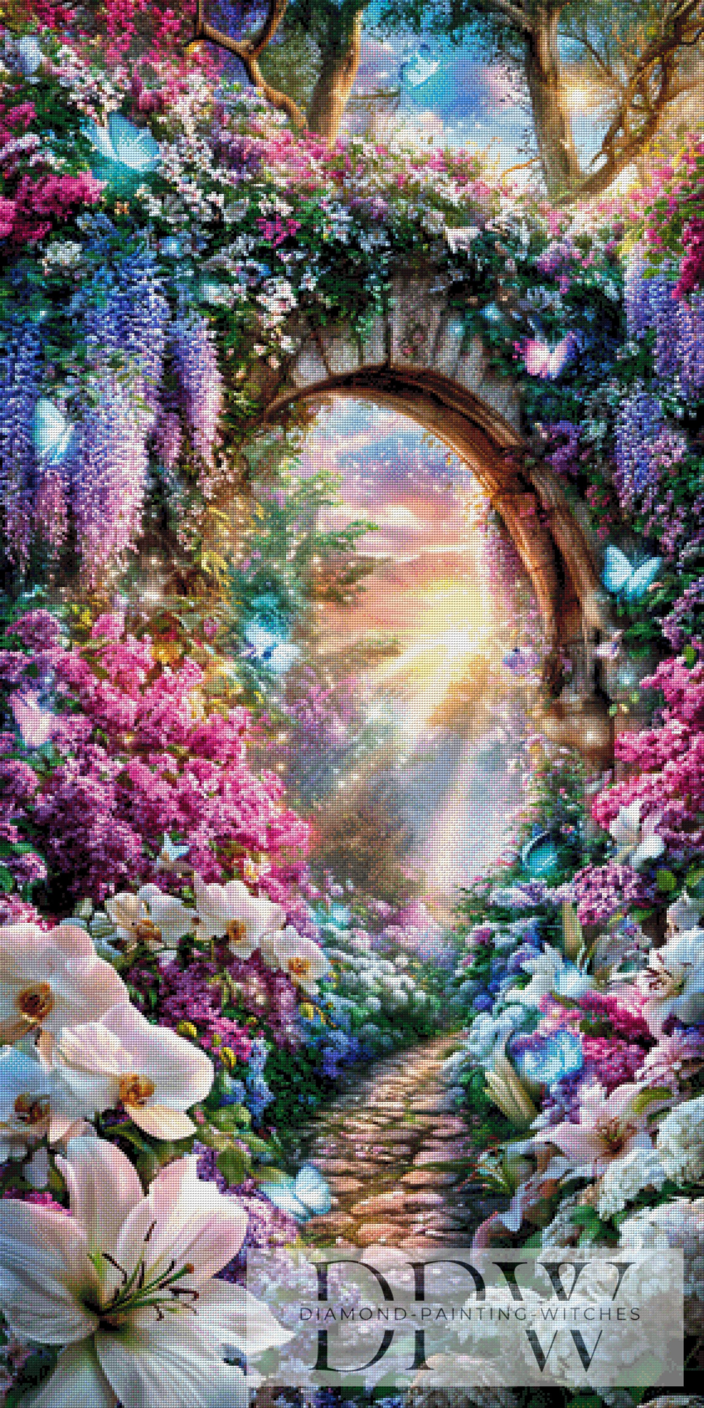 Blumenwunderland by ellufija mit 390 Farben